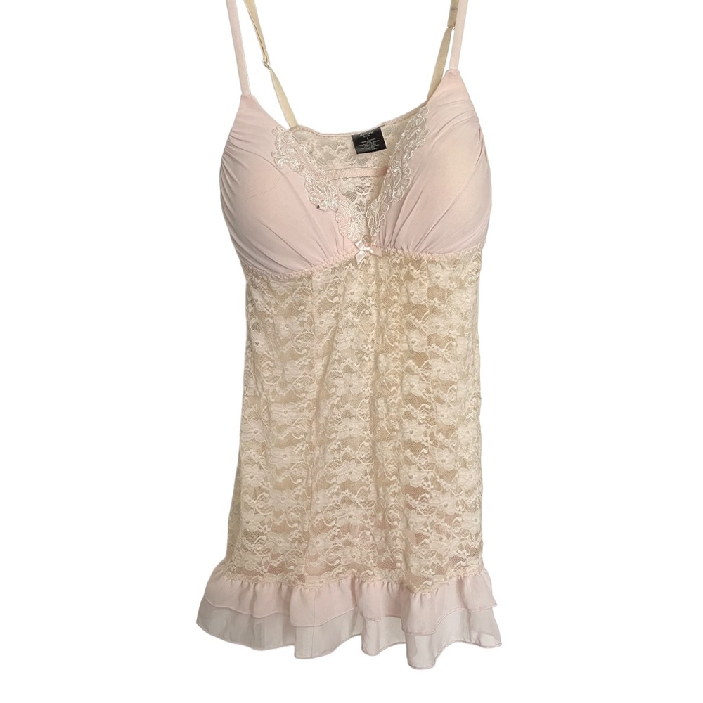 Coquette Style Lace Lingerie Top